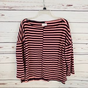 Lou & Grey cotton striped Sweatshirt XL
